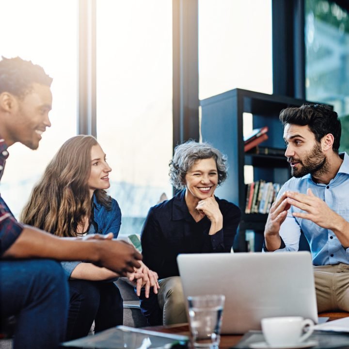 Cropped shot of a group of creatives having a meeting in a modern office.